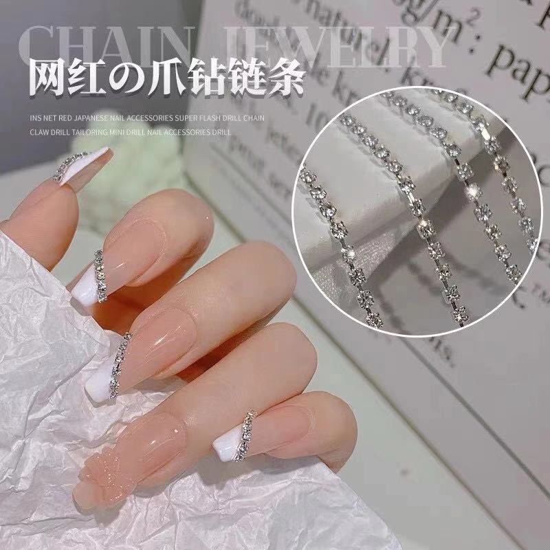 Mẫu xích trang trí nail mới khoảng 20-25cm