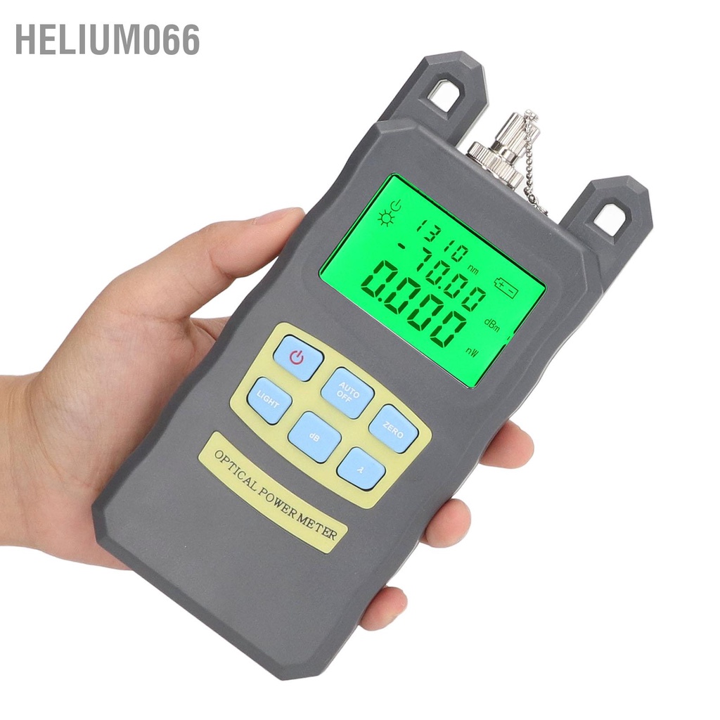 Máy đo công suất quang Đồng hồ đo công suất quang Giao diện chính xác 2 5mm sợi với đầu nối SC Màu xám Helium066