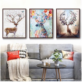 Bộ 3 Khung tranh treo tường ( 40x60cm) có kèm đinh móc