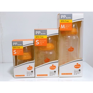 Bình sữa wesser pp bottle cổ hẹp 60ml 140ml 250ml