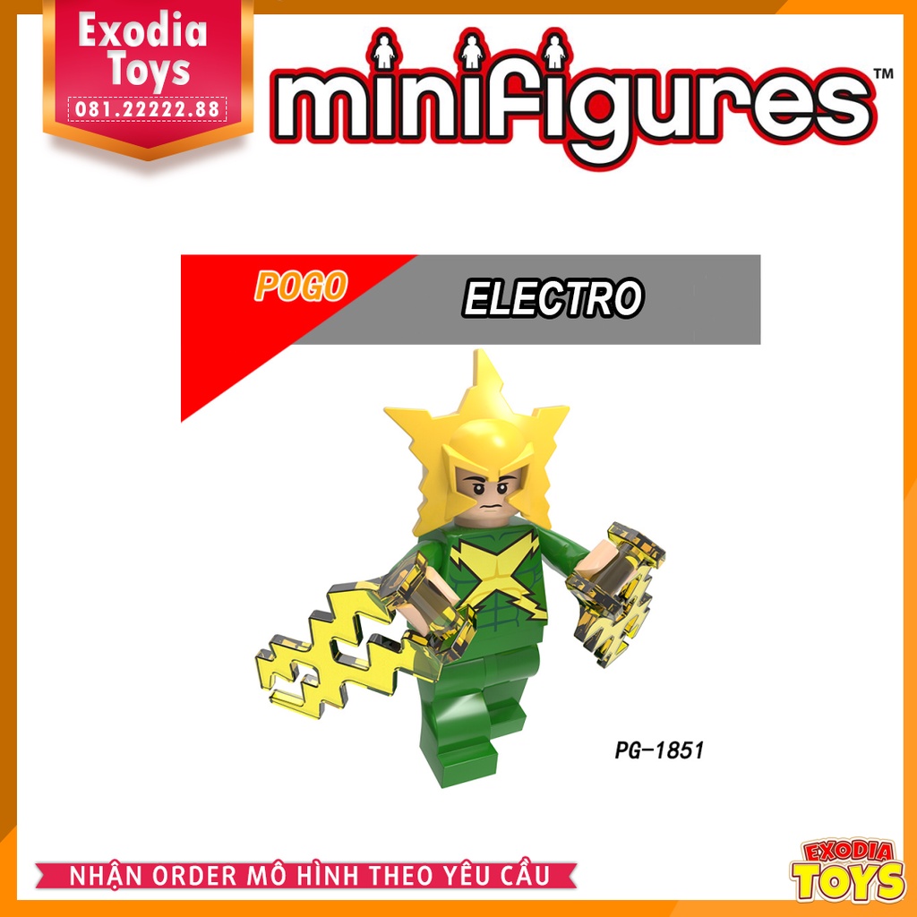 Xếp hình Minifigure nhân vật siêu anh hùng vũ trụ DC Comics và Marvel - Đồ Chơi Lắp Ghép Sáng Tạo - POGO 8210