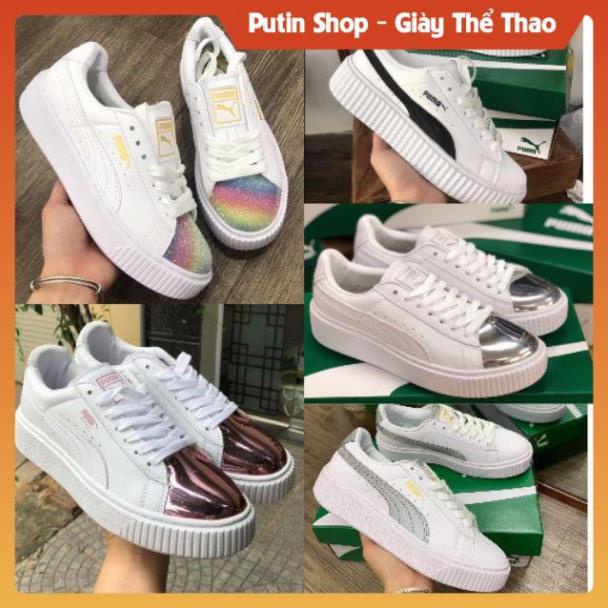 Giày pum.a mũi vàng , bạc , hồng , Giầy penty , cầu vồng đẹp hàng đẹp full bill box phụ kiện , Putin Shop