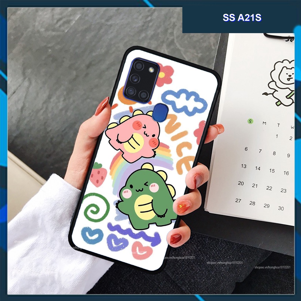 ⚡Ốp lưng Samsung Galaxy A21S khủng long cute chibi