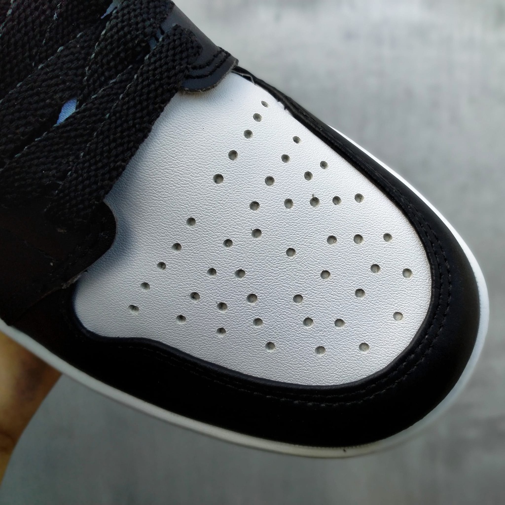 Giày Jordan Cổ Cao Nam Nữ, Giày Sneaker JD1 Panda Đen Trắng Hàng Cao Cấp Full Box + Bill