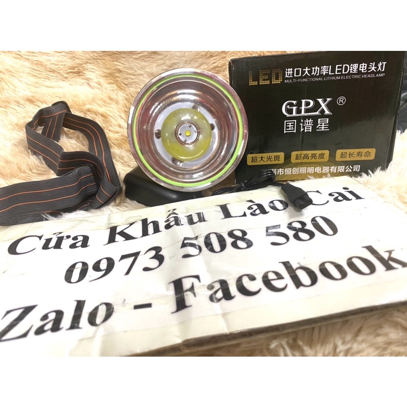 Đèn pin đội đầu GPX-H10 siêu sáng công suất siêu khủng 1000w