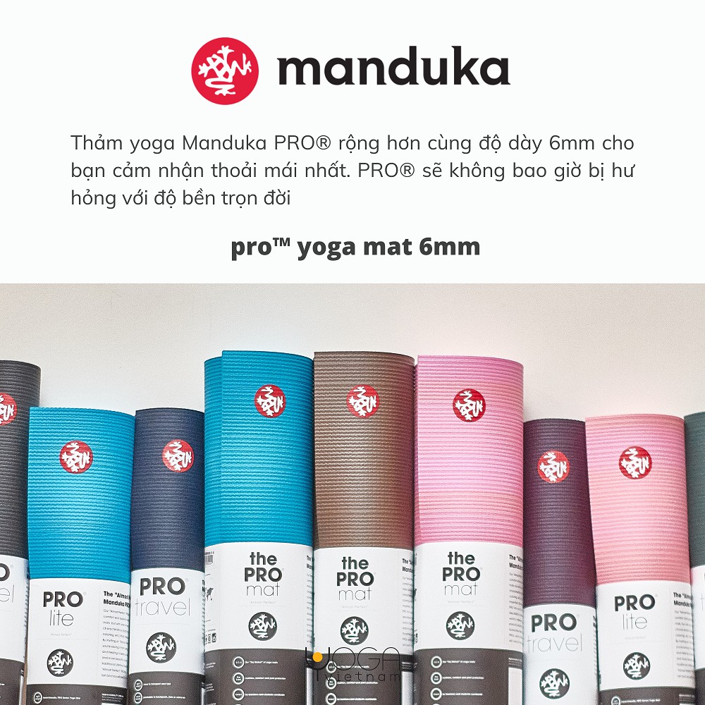 Thảm tập yoga MANDUKA PRO® 6mm
