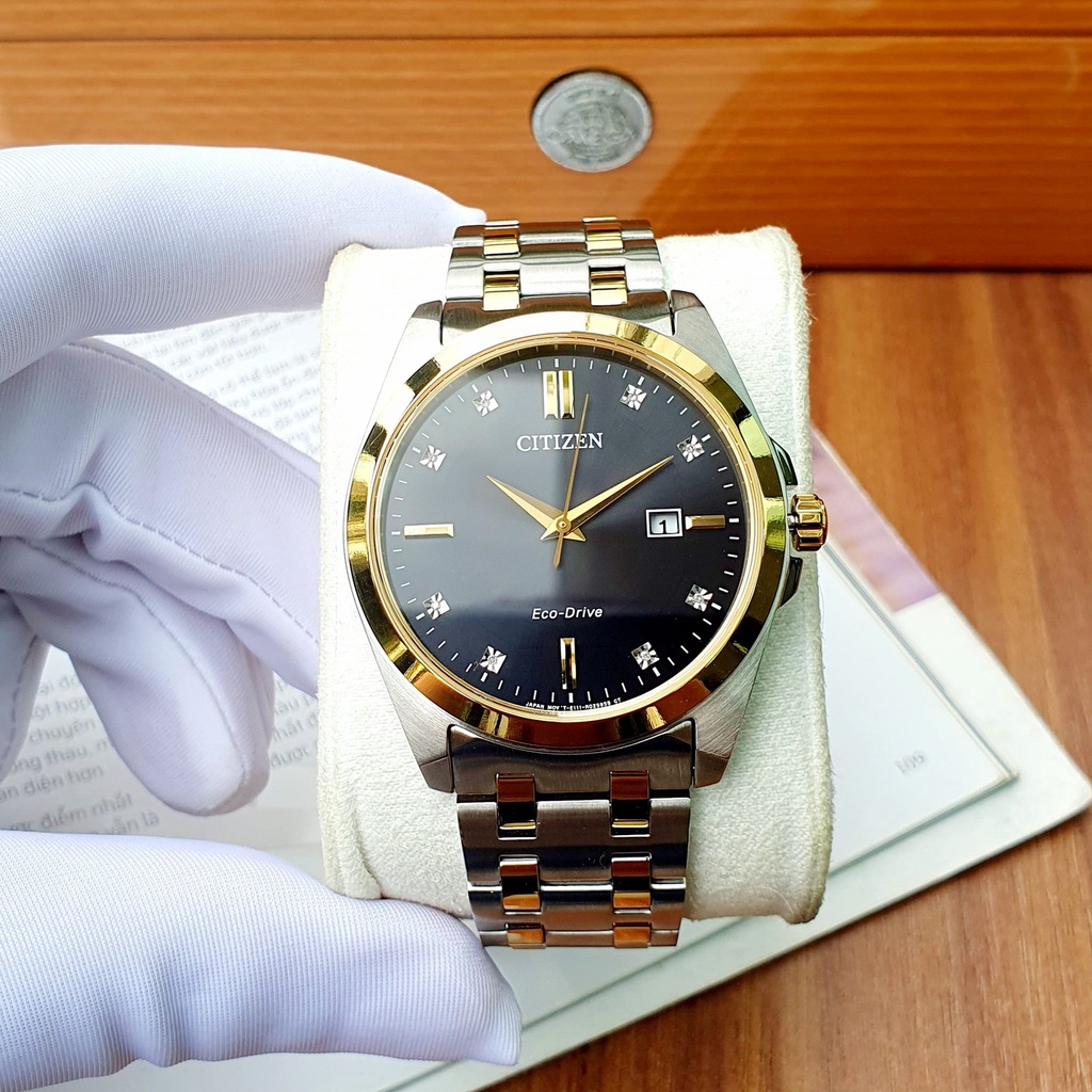 Đồng hồ nam cao cấp 𝐂𝐢𝐭𝐢𝐳𝐞𝐧 𝐄𝐜𝐨-𝐝𝐫𝐢𝐯𝐞 𝐂𝐨𝐫𝐬𝐨 𝐃𝐢𝐚𝐦𝐨𝐧𝐝  BM7107-50E chính hãng