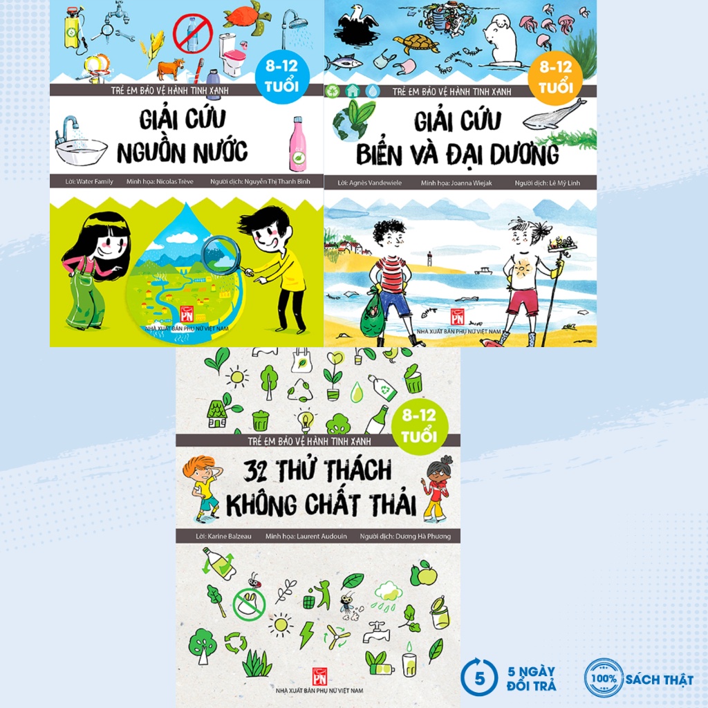 Sách - Combo Trẻ Em Bảo Vệ Hành Tinh Xanh - PNU