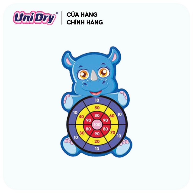 Đồ chơi ném banh dính hình thú Unidry