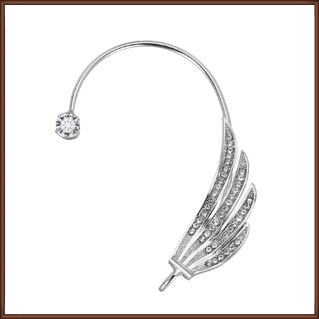Khuyên Vành Tai Hình Thiên Nga Đính Đá Thời Trang