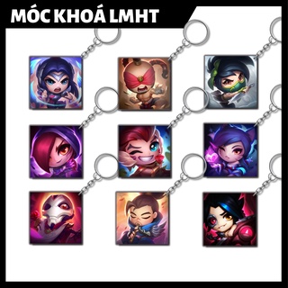 Móc Khoá LMHT Tướng vùng Ionia - Móc khoá Champie Liên Minh Huyền Thoại Mica in 2 mặt