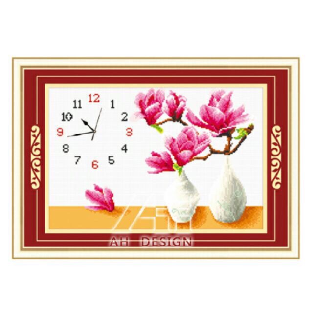 Tranh thêu chữ thập Hoa Ngọc Lan 56722 (52x38) chưua thêu
