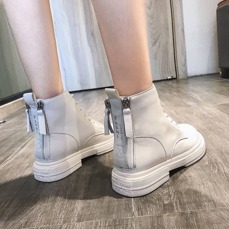 Giày Boot Cổ Ngắn Phong Cách Anh Quốc Thời Trang Thu Đông Mới