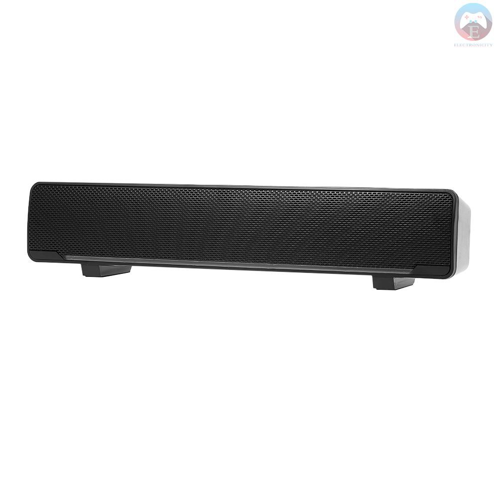 Ê SADA V-196 USB Wired Computer Speaker Bar Stereo Subwoofer Powerful Music Player Bass Surround Sound Box 3.5mm Audio I