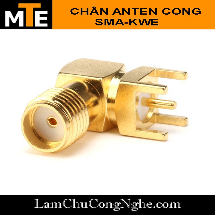CHÂN ANTEN CONG (SMA-KWE) -  Đế anten SMA 5 chân cong