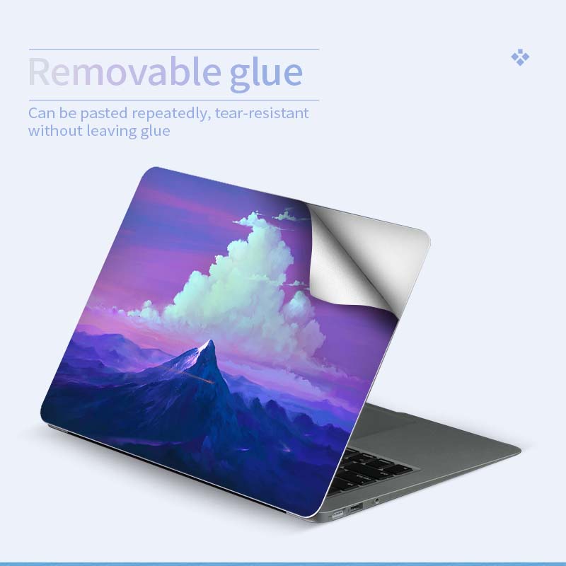 Landscape painting laptop skin stickers, computer protective film decoration decals for11-17inch ASUS, Dell, Lenovo, Acer and other laptops