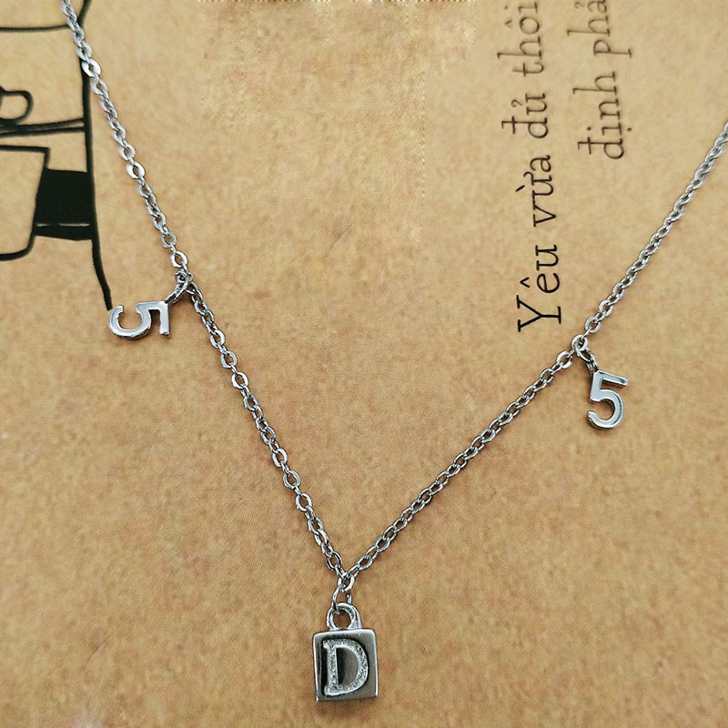 Vòng Chân Bạc Đơn Giản Cho Nữ - Thiết Kế Chữ D-5 LC1764 - Bảo Ngọc Jewelry