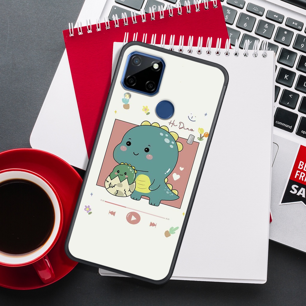[HOT]ỐP OPPO REALME C11 - C12 - C15 -C17 - C20 - C21 - C21y - C25  , IN HÌNH KHỦNG LONG CHIBI SIÊU DỄ THƯƠNG.