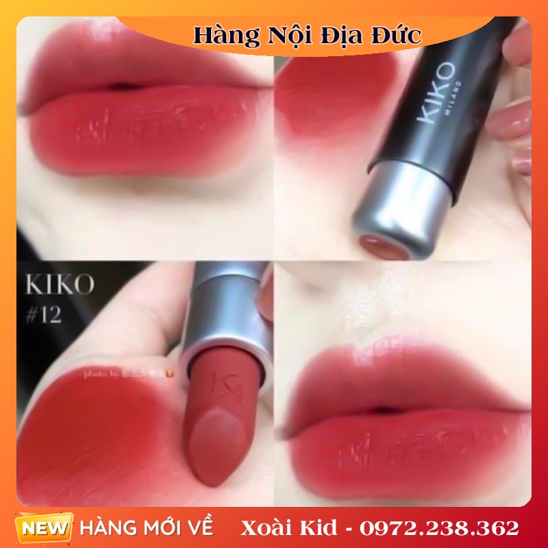Son Lì KIKO Powder Power Lipstick - Nội địa Đức Đủ Bill