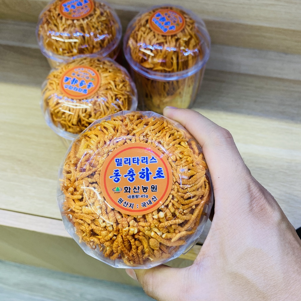 Bông đông trùng hạ thảo khô Hàn Quốc