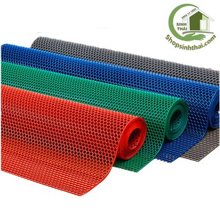 Thảm nhựa lưới tổ ong chống trơn trượt - [ 50cm x khổ 90cm ] - thảm lót bể bơi, xe hơi, nhà vệ sinh