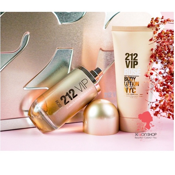BỘ NƯỚC HOA NỮ CAROLINA HERRERA 212 VIP ROSÉ | Thế Giới Skin Care