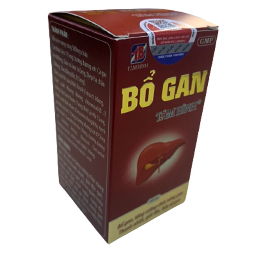 Bổ gan Tâm Bình 60 viên - Hỗ trợ thanh nhiệt giải độc gan - Cvspharmacy