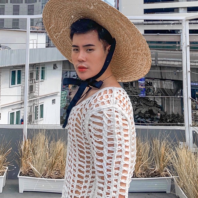 Áo lưới nam đi biển