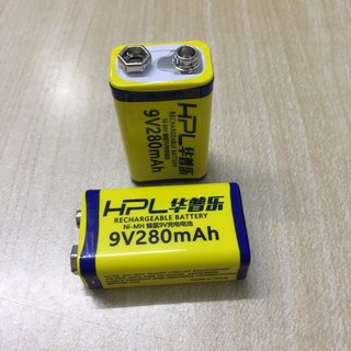 Pin Sạc 9V dung lượng 280mAh cho máy dò kim loại