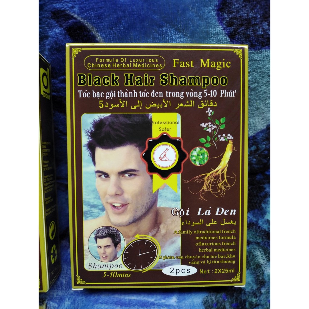 [Sỉ-Rẻ] Dầu gội là đen hộp 2 gói Fast Magic - PN [Lẻ-Sỉ]