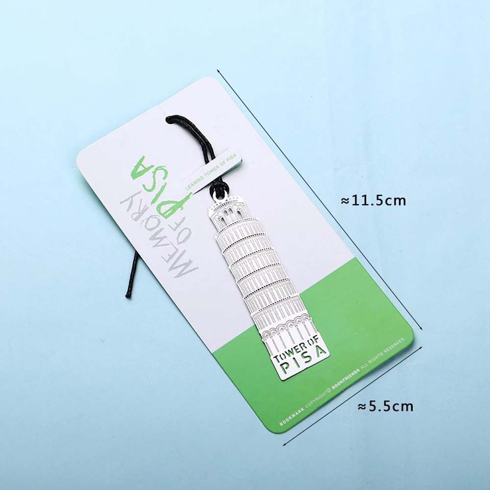 Thẻ Đánh Dấu Trang Sách Hình Tháp Eiffel Phong Cách Châu Âu Cổ Điển