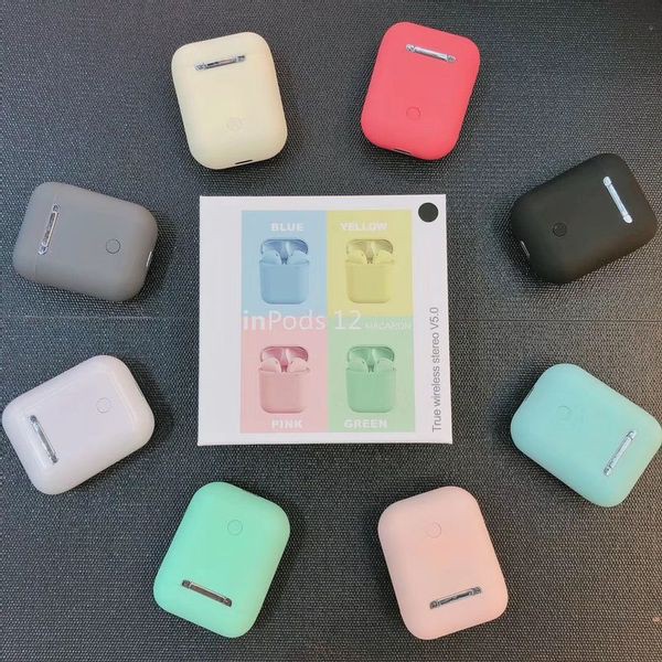 Tai nghe inpods i12 nhiều màu sắc,tích hợp nhiều dòng máy ĐT táo,sam sung,xiaomi,... ALLA