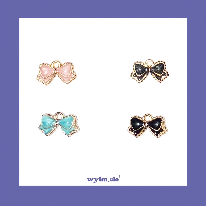 charm nơ mini bling bling 🎀✨