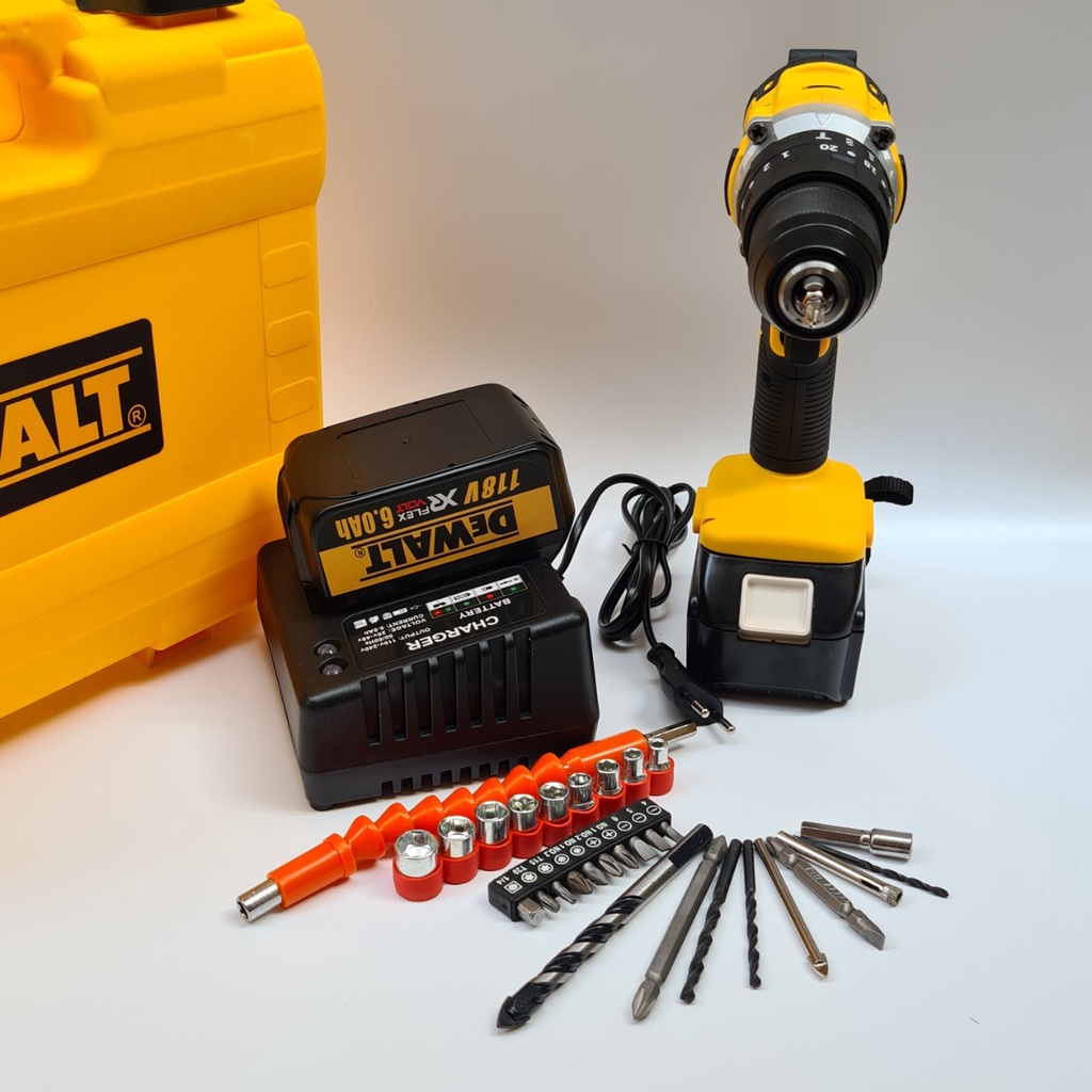 Máy khoan pin cầm tay Dewalt 118V 3 chức năng, khoan tường, khoan betong, model DCD796