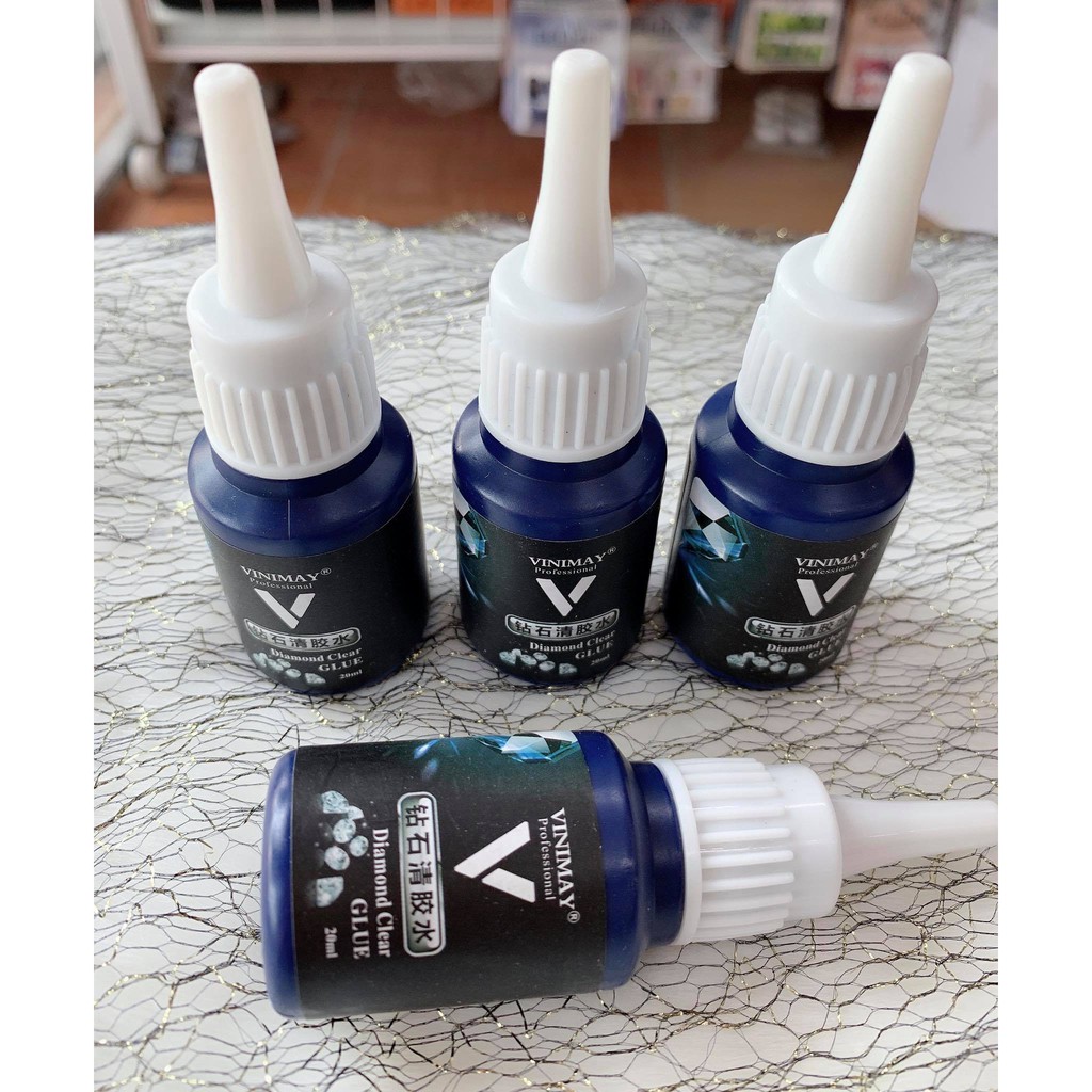 Nước Sáng Đá NAIL Cao Cấp Vinimay - DIAMOND Clean Glue 20ml - Lẻ 1 Chai