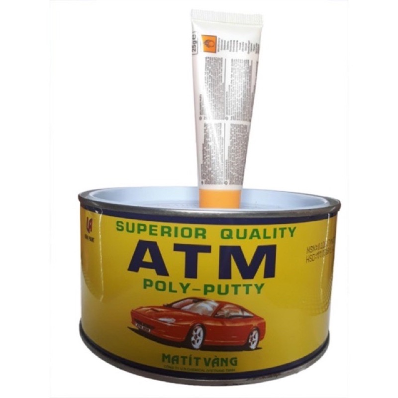 Bột Bả Matit 2 Thành Phần , Bột Bả Chét Atm Hộp 1Kg Hàng Chính Hãng