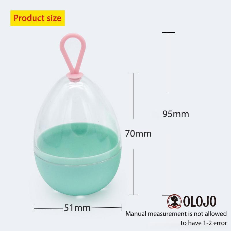 🌸Hộp Đựng Mút Trang Điểm Hình Quả Trứng Chống Mốc Thoáng Khí Tiện Dụng