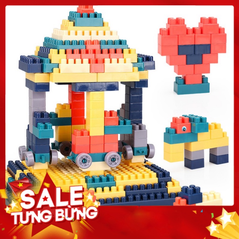 HỘP LEGO 108 CHI TIẾT- XẾP HÌNH LOGO 108 CHI TIẾT SÁNG TẠO