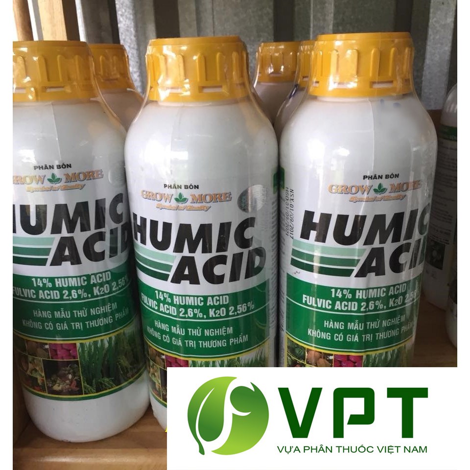 Humic Acid 14% – Kích rễ, chồi, Chống rụng bông, Tăng đậu trái