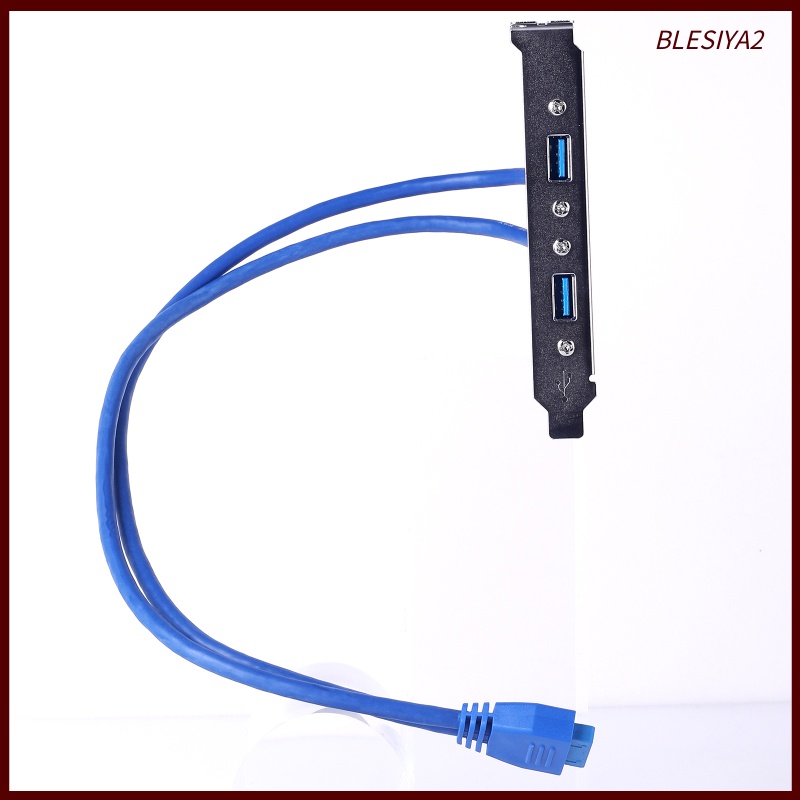 Cáp ChuyểN ĐổI 2 CổNg USB 3.0 Sang ĐầU CắM 20pin Besiya2