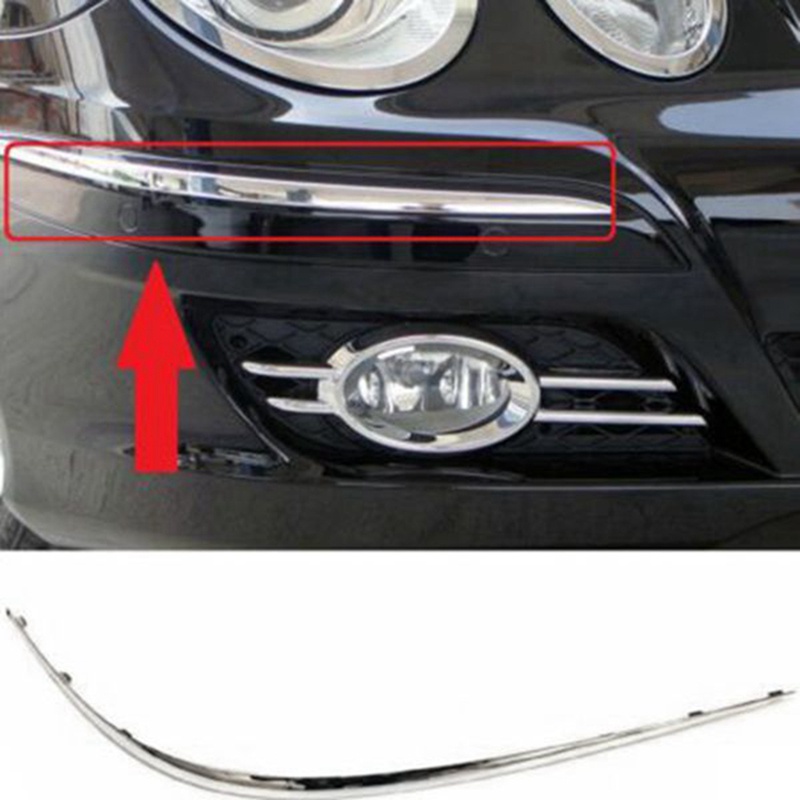 1 Cặp Viền Cản Trước Mạ Crom Cho Xe Mercedes W211 E320 E350 E550 E63 AMG 2118852321 2118852421