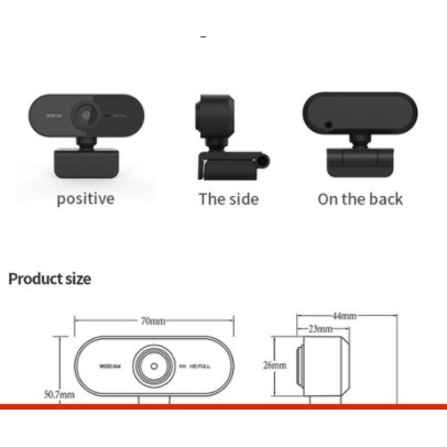 Webcam Máy Tính, Camera Có Mic 1080p cho Laptop Học Online Qua Zoom, Trực Tuyến - Gọi Video Sắc Nét | BigBuy360 - bigbuy360.vn