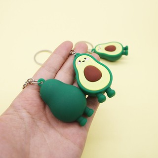 Móc khoá bơ xanh siêu cute