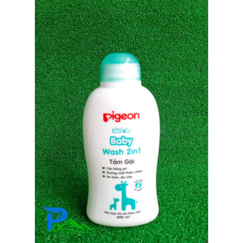 Sữa tắm gội Pigeon chai 200ml MỚI