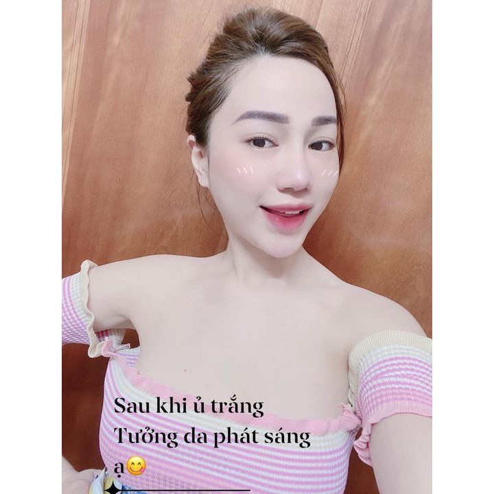 Kem Ủ trắng cô gái Nhật 500g, Ủ trắng phi thuyền - GLOWING PACK