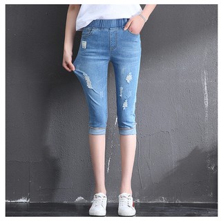 Quần jeans nữ cạp chun co giãn 4 chiều