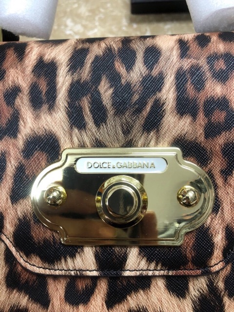 Túi xách D&G da báo