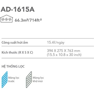 Máy hút ẩm Coway AP-1615A