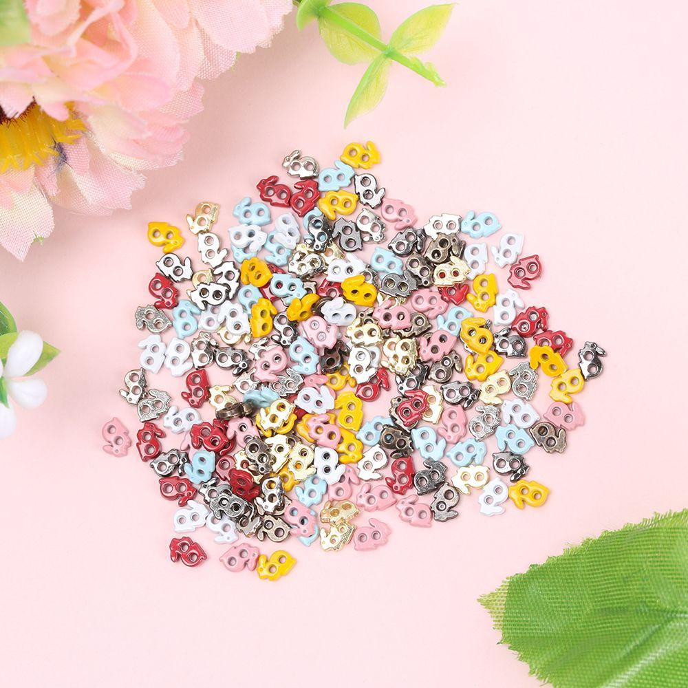 RAINBOW Set 20 / 40 Nút Áo Hình Thỏ Đáng Yêu Cho Búp Bê