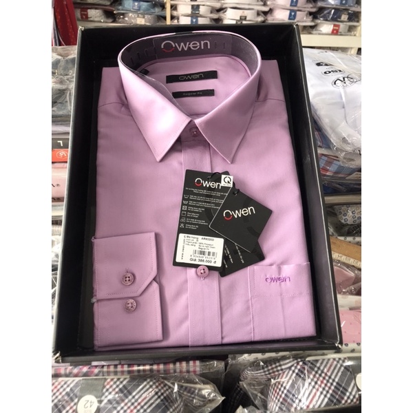 Sơ mi trơn Owen dài tay sale 30%